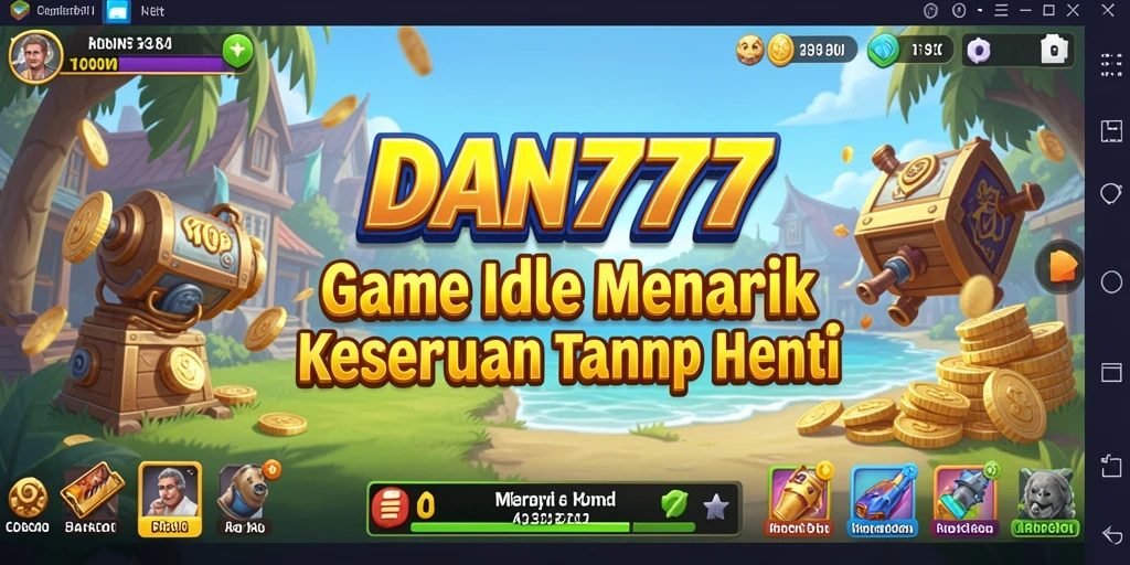 Tampilan gameplay DAN777 yang menakjubkan dalam mode Idle.